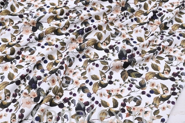 ТКАНЬ ПЛАТЕЛЬНАЯ ВИСКОЗА ТВИЛ 1430/200298 Ежевика