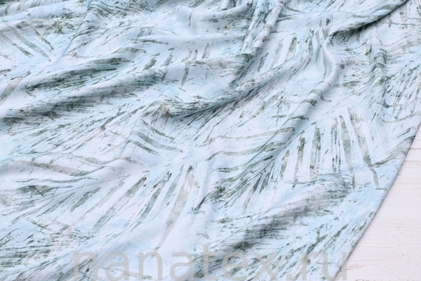 ТКАНЬ ПЛАТЕЛЬНАЯ ВИСКОЗА ТВИЛ 1430/200329 Листья мята