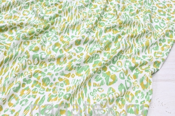 ТКАНЬ ПЛАТЕЛЬНАЯ ВИСКОЗА ТВИЛ 1430/200441 Энимал лайм