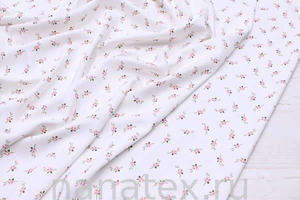 ТКАНЬ ПЛАТЕЛЬНАЯ ВИСКОЗА ТВИЛ 1430/200524 Розочки