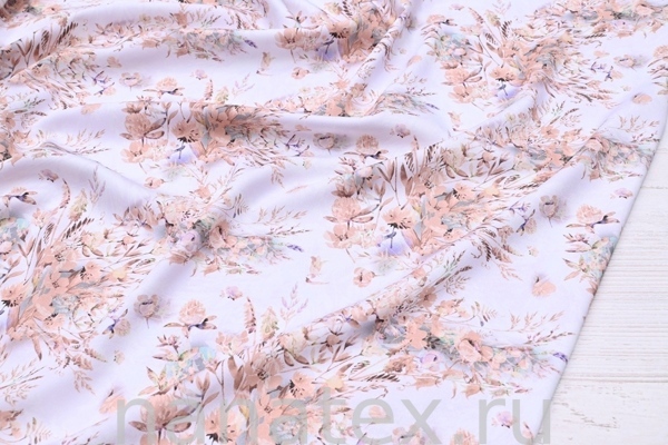 ТКАНЬ ПЛАТЕЛЬНАЯ ВИСКОЗА ТВИЛ 1430/200167 Бежевый клевер